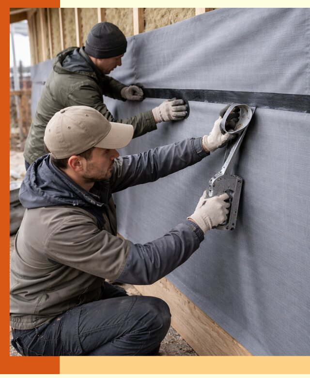 Монтаж ветроизоляции зданий и конструкций в Сорочинске