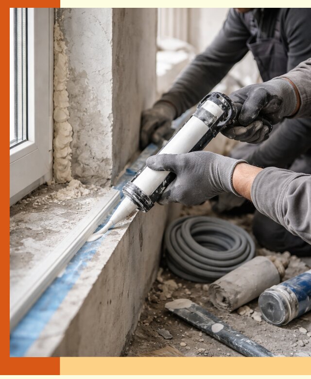 Герметизация стыков и примыканий зданий в Сорочинске