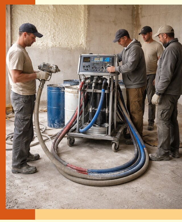 Аренда установки для напыления ППУ в Сорочинске на выгодных условиях